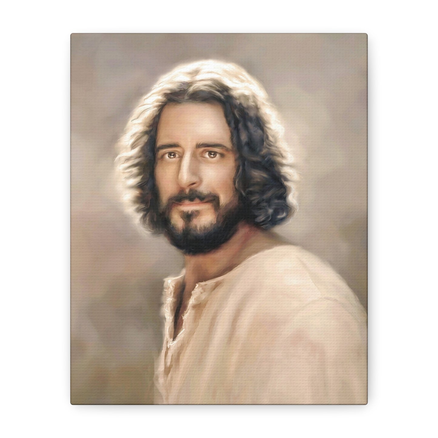 You Belong, Jesus Christ Portrait, Fine Art Canvas Print, multiple sizes, inspired by The Chosen Artwork of Jesus Painting, Gift for Christian Homes