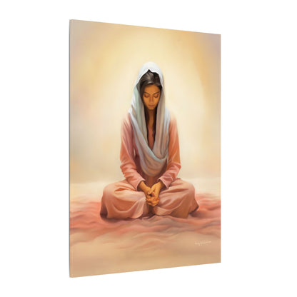 Stillness Fine Art Canvas Print, Spiritual Art, Gift for Her, Christian Artwork, Home Gift, Religious Artwork, Female Discipleship