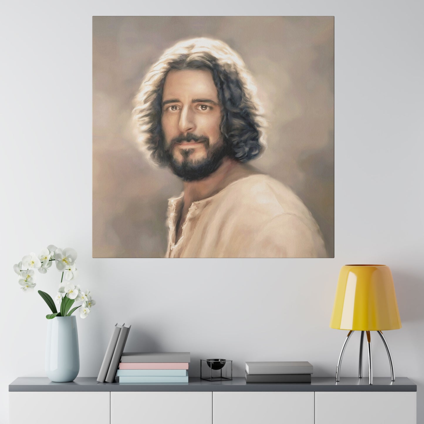 You Belong, Jesus Christ Portrait, Fine Art Canvas Print, The Chosen Artwork of Jesus Painting 12x16