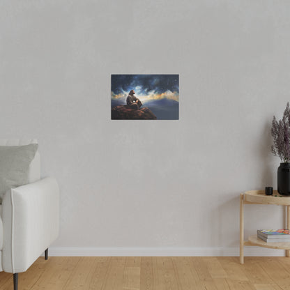 Jesus With The Stars, Fine Art Canvas Print, many sizes, Canvas, Christian Gift, Christian art