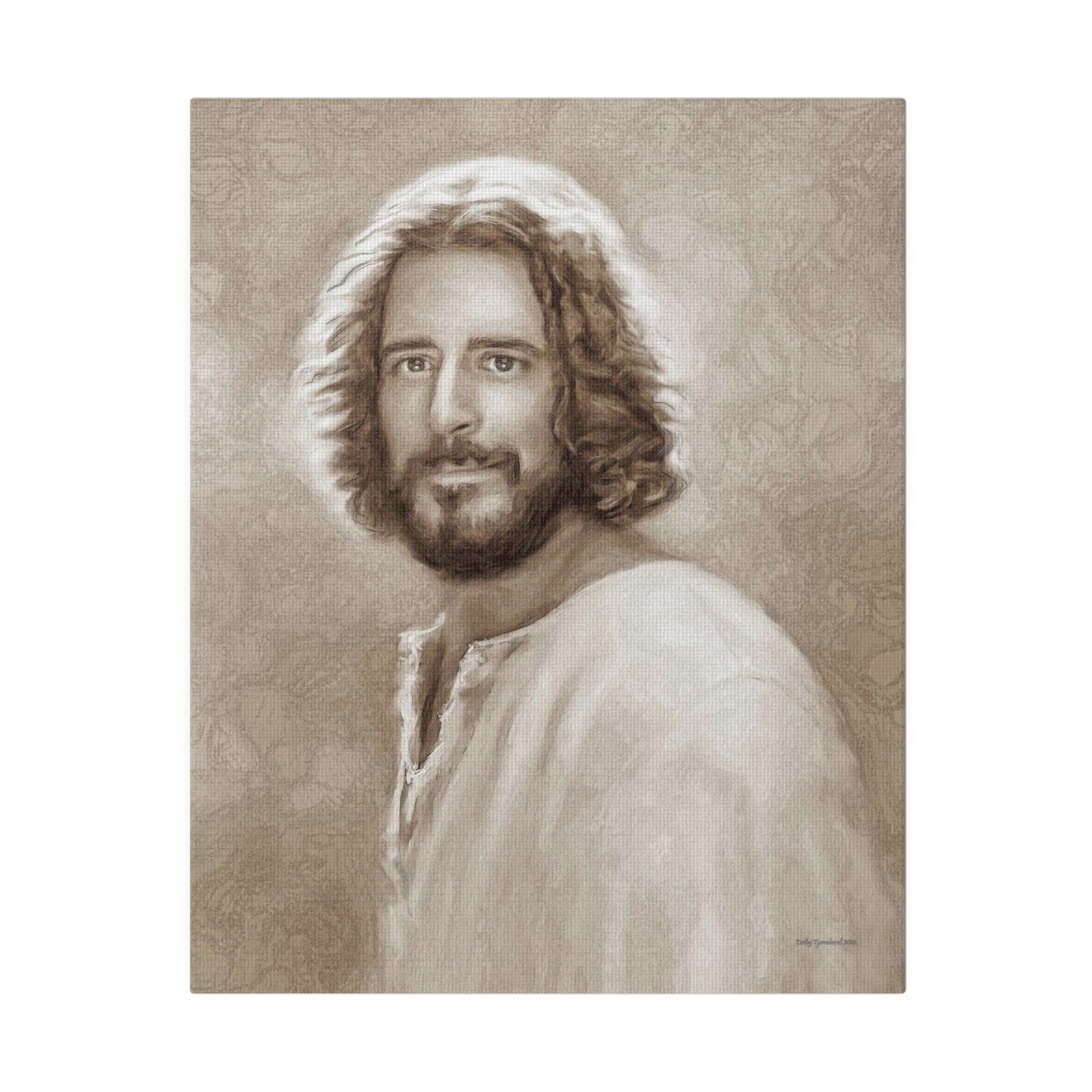 Jesus Christ Artwork, Fine Art Canvas Print Inspired by The Chosen TV Series | Not Affiliated with The Chosen | Gift for Christians