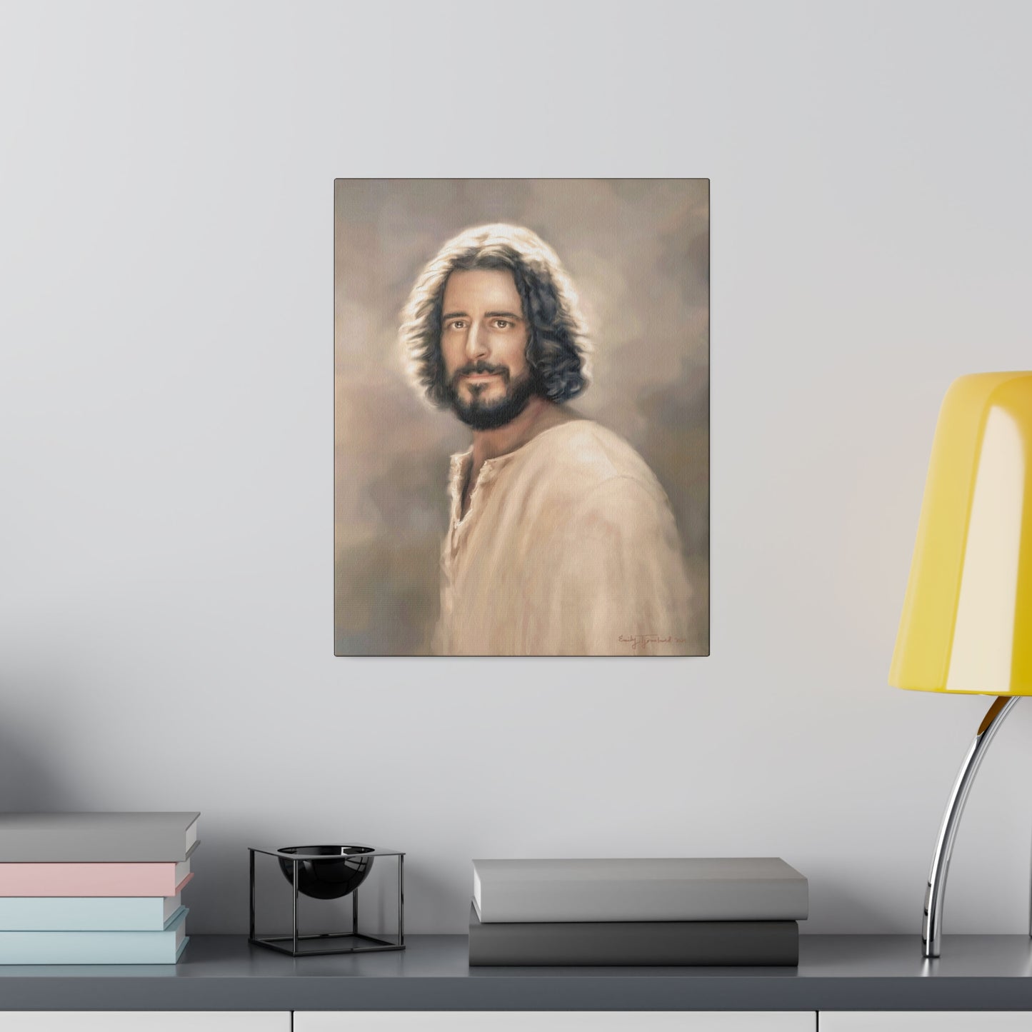 You Belong, Jesus Christ Portrait, Fine Art Canvas Print, The Chosen Artwork of Jesus Painting 12x16