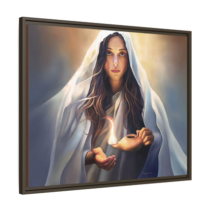 Mary Magdalene Woman Courage Framed Canvas Print of Painting, Female Discipleship, Beautiful Inspirational Art for Christians and Girls, 10 Virgins