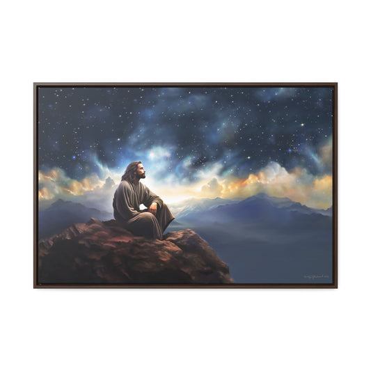 Jesus With The Stars, Fine Art Canvas Print, Many Sizes, Christian Art, Missionary Gifts