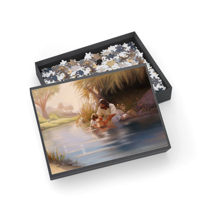 We Are His Children, Jesus Christ Puzzle (96, 252, 500, 1000-Piece), Christian Games for Families, Puzzle for the kids, Great gifts for fam