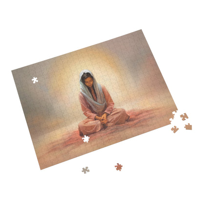 Stillness Puzzle (96, 252, 500, 1000-Piece), Spirituality Puzzle, Zen Puzzle, Christian Puzzle, Games for Young Women, Games for Christians