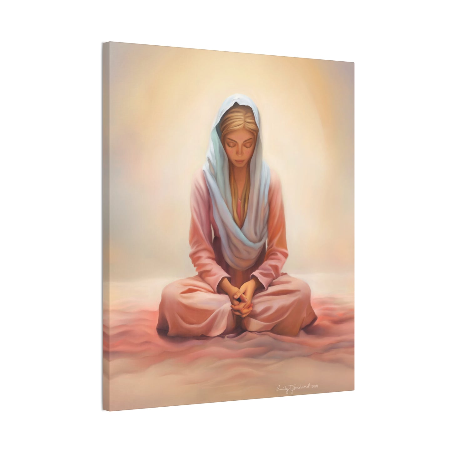 Stillness, Fine Art Canvas Print, Female Discipleship