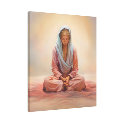 Stillness, Fine Art Canvas Print, Female Discipleship