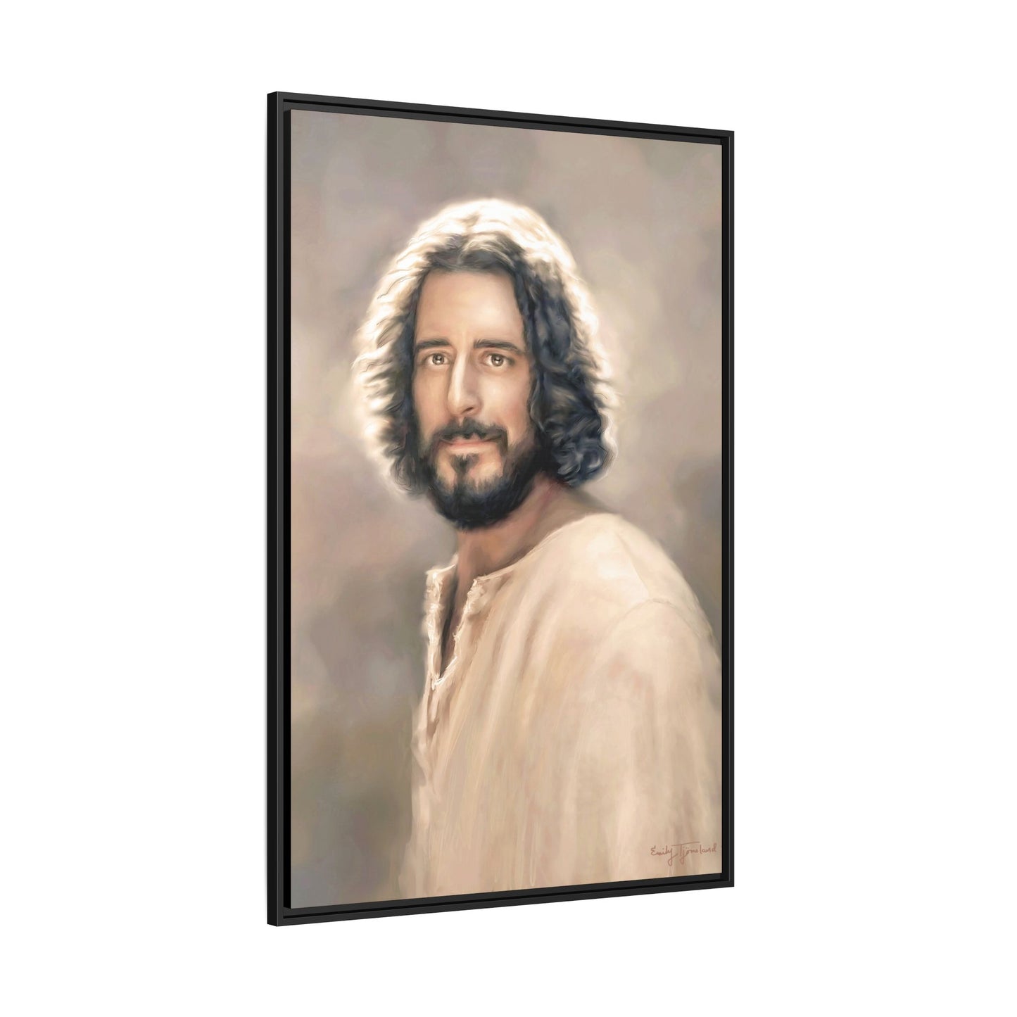 You Belong Jesus Portrait, Fine Art Canvas Print, Framed, The Chosen Art Inspired Artwork of Jesus Christ