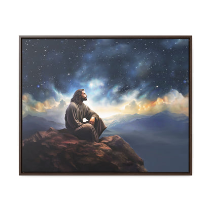 Jesus With The Stars, Fine Art Canvas Print, Many Sizes, Christian Art, Missionary Gifts