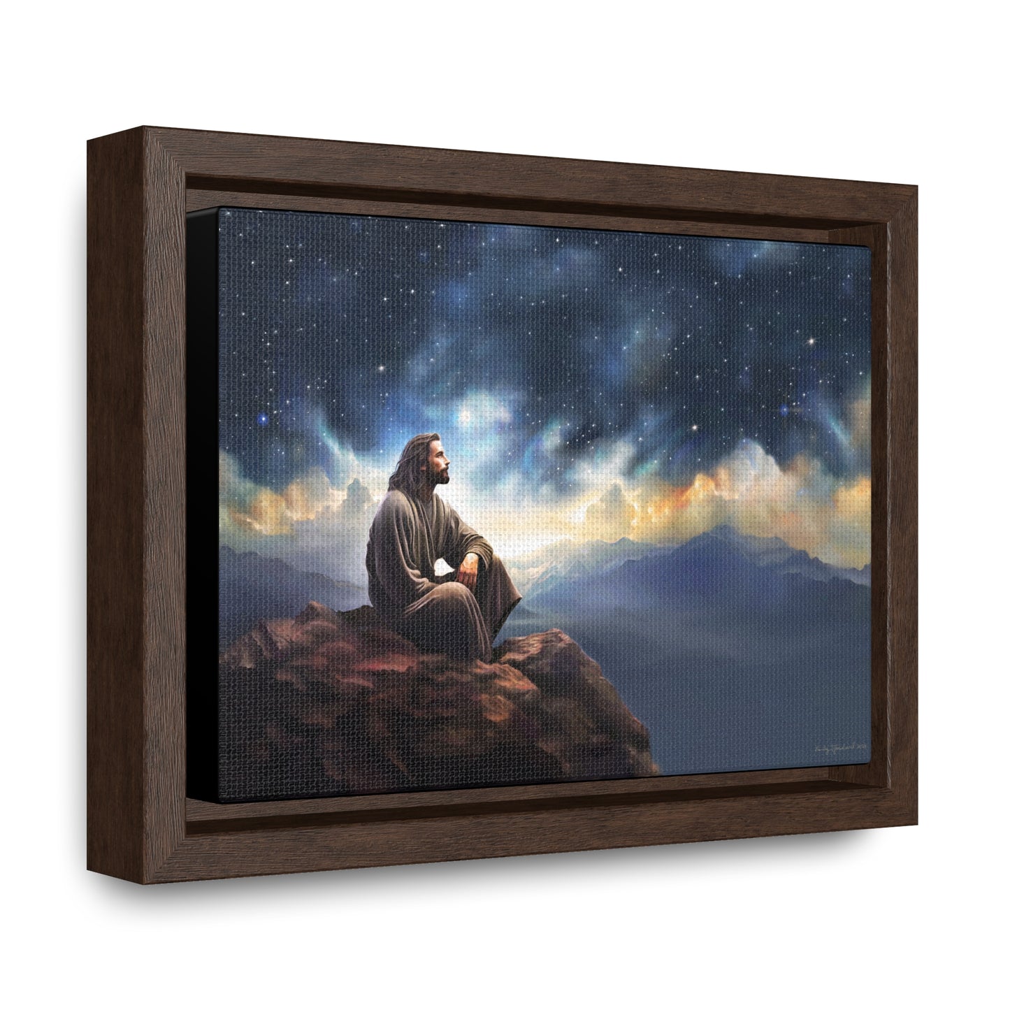 Jesus With The Stars, Fine Art Canvas Print, Many Sizes, Christian Art, Missionary Gifts