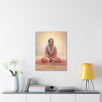 Stillness Fine Art Canvas Print, Female Discipleship, Gift for Her, Religious Gift for Her, Young Women Gift, Relief Society Gift, LDS artwork