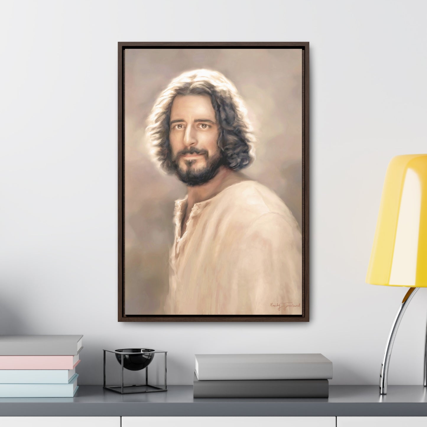 Jesus Christ Portrait, Fine Art Canvas Print, Various Sizes of Jesus Painting | Not Affiliated with The Chosen TV Series