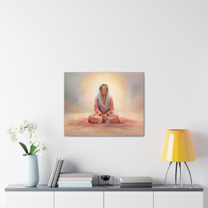 Stillness, Fine Art Canvas Print, Female Discipleship