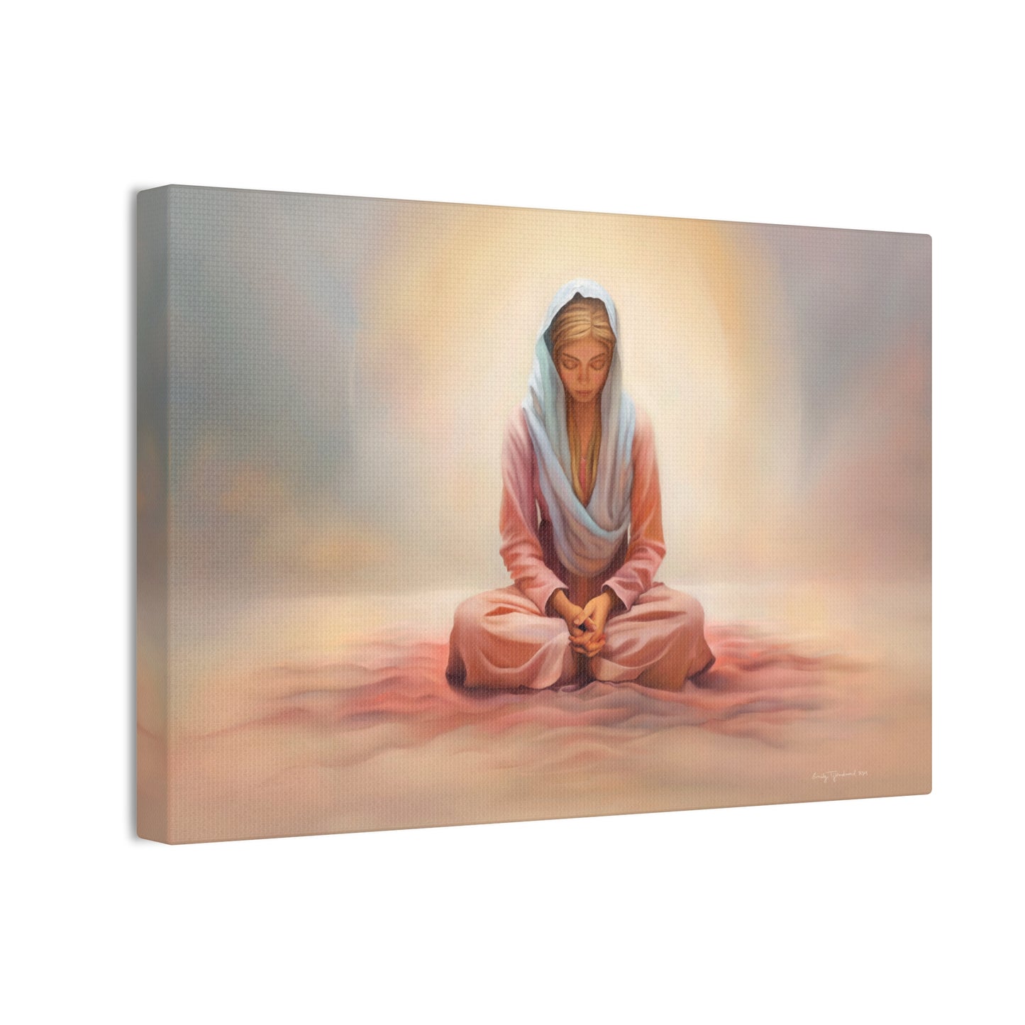 Stillness, Fine Art Canvas Print, Female Discipleship