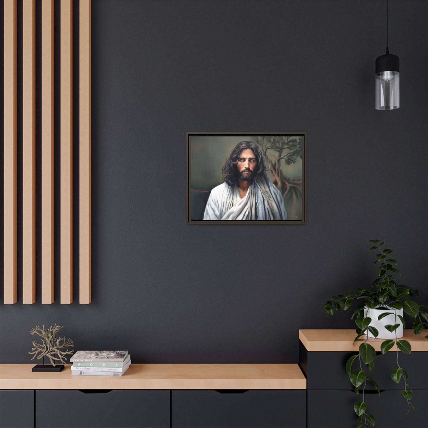 The End of Suffering, Jesus in Gethsemane, Fine Art Canvas Print, Christian Art, Jesus Artwork, Matte Canvas, Stretched, 0.75"