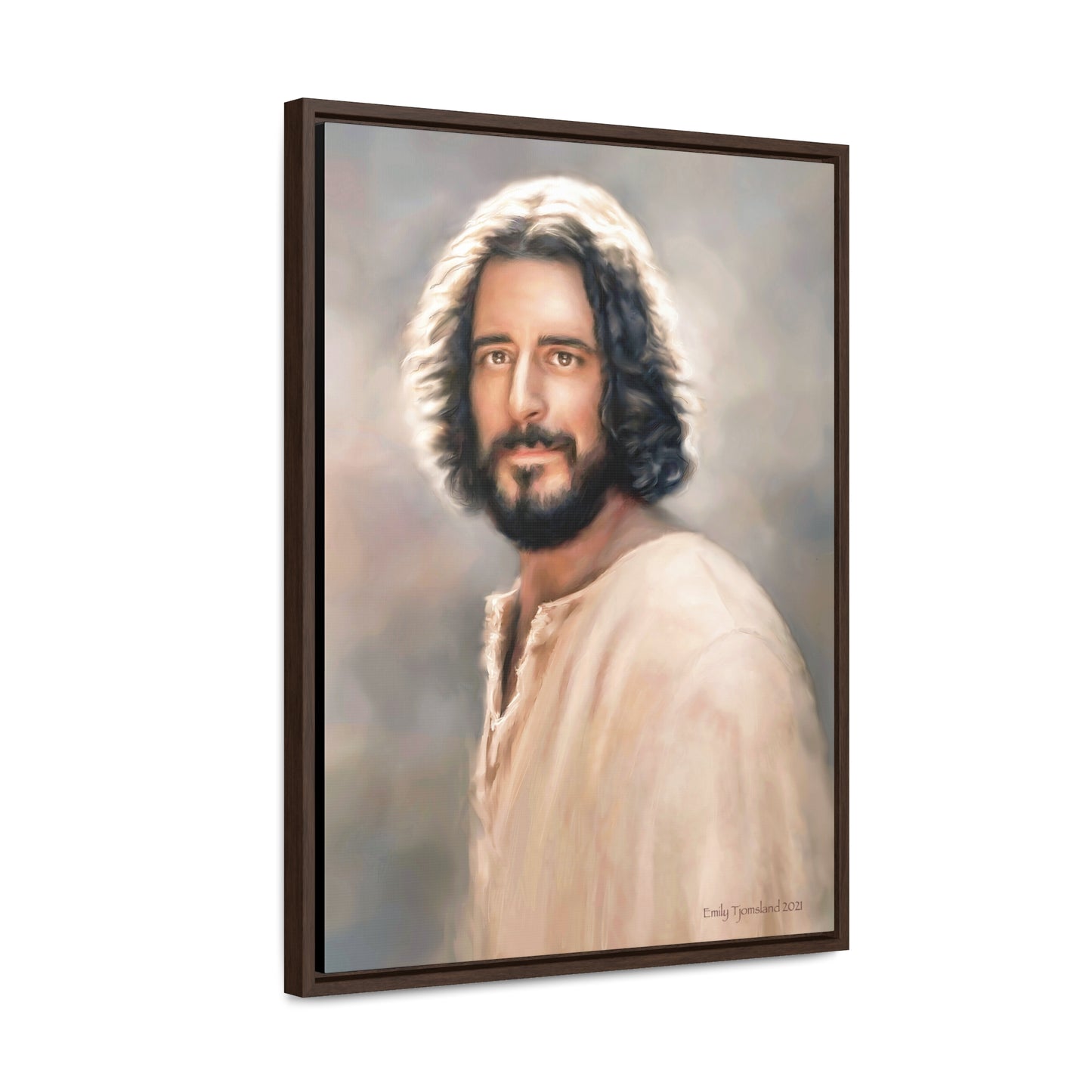 Jesus Christ Portrait, Fine Art Canvas Print, Various Sizes of Jesus Painting | Not Affiliated with The Chosen TV Series