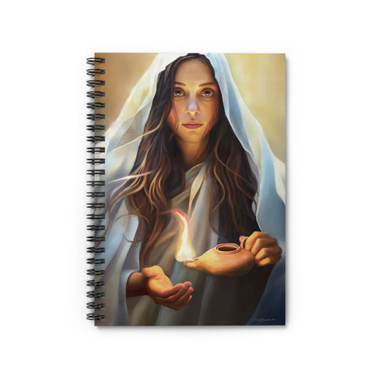 Mary Magdalene Spiral Notebook - Ruled Line, Christian Gift, Young Women gift, Stationary for Christian women