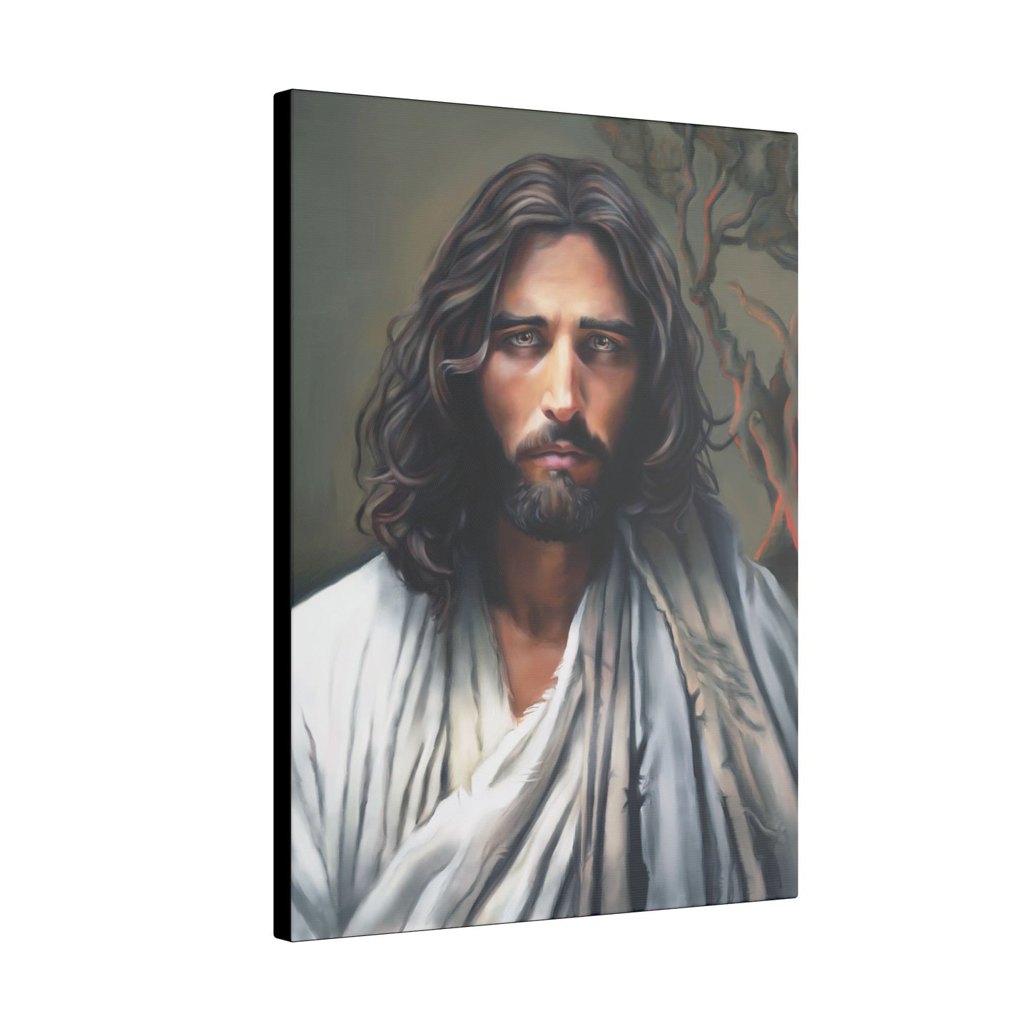 Portrait of Christ, Fine Art Canvas Print, Christian Art, Beautiful Jesus Artwork, Jesus Christ Gift