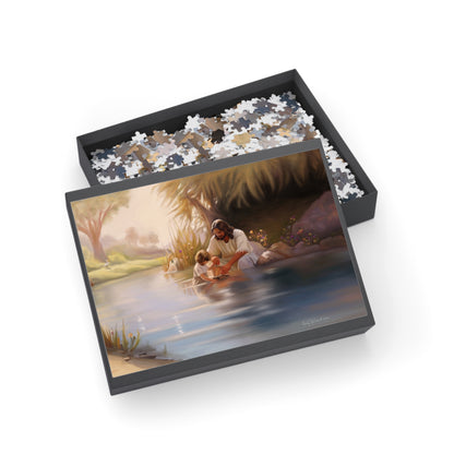 We Are His Children, Jesus Christ Puzzle (96, 252, 500, 1000-Piece), Christian Games for Families, Puzzle for the kids, Great gifts for fam