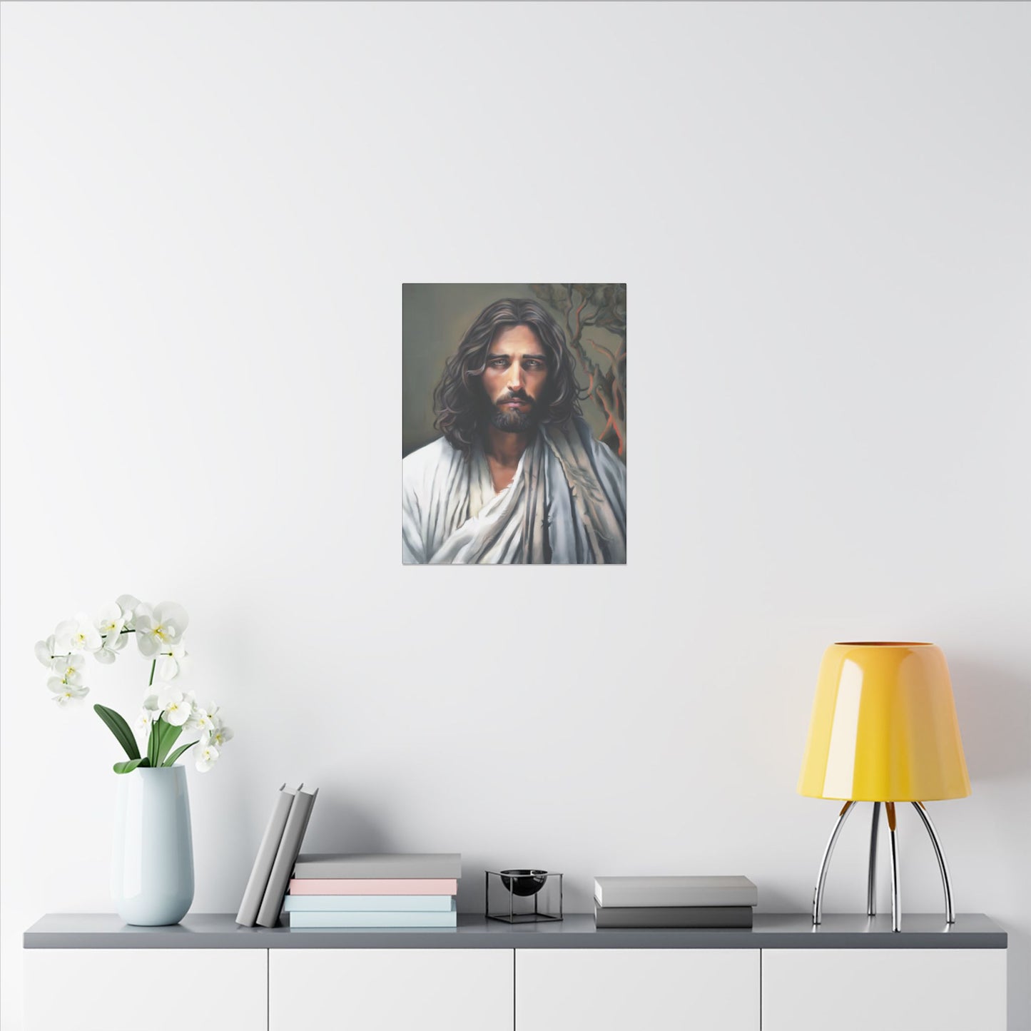 Portrait of Christ, Fine Art Canvas Print, Christian Art, Beautiful Jesus Artwork, Jesus Christ Gift