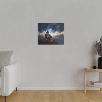 Jesus With The Stars, Fine Art Canvas Print, many sizes, Canvas, Christian Gift, Christian art