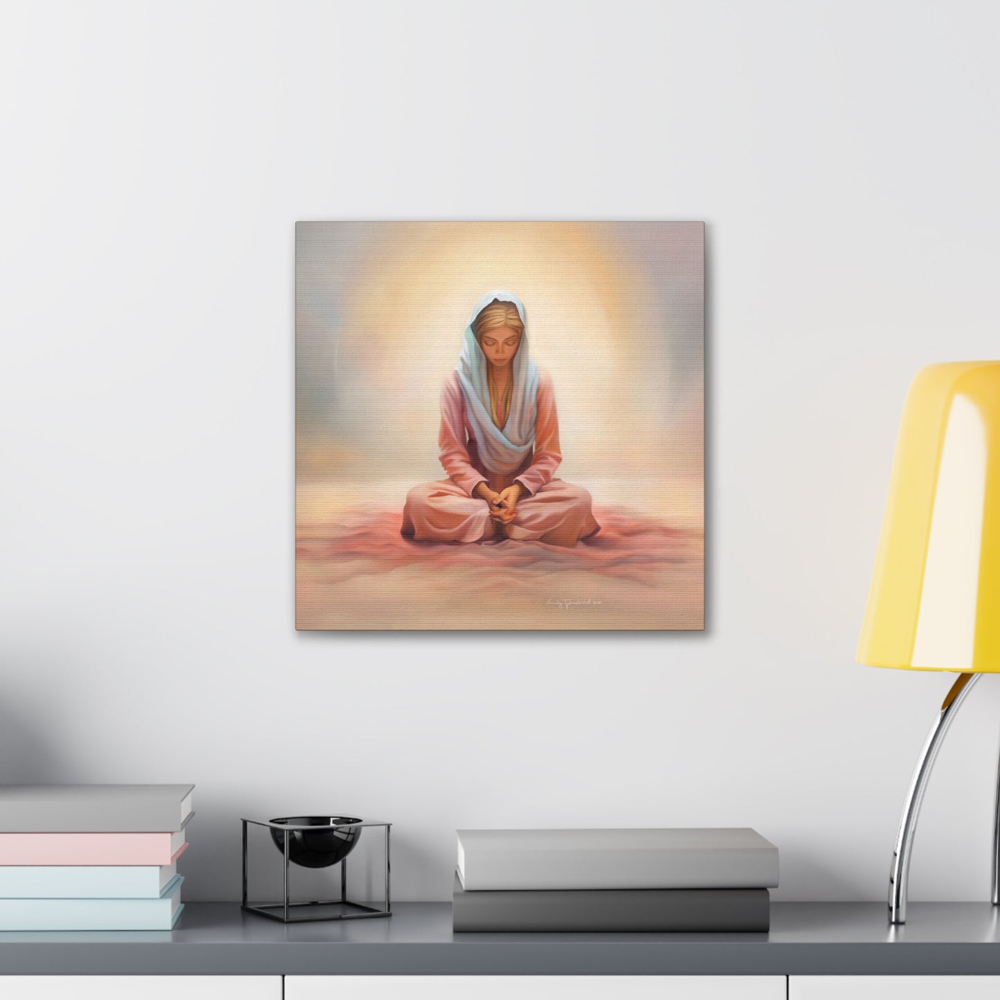 Stillness, Fine Art Canvas Print, Female Discipleship