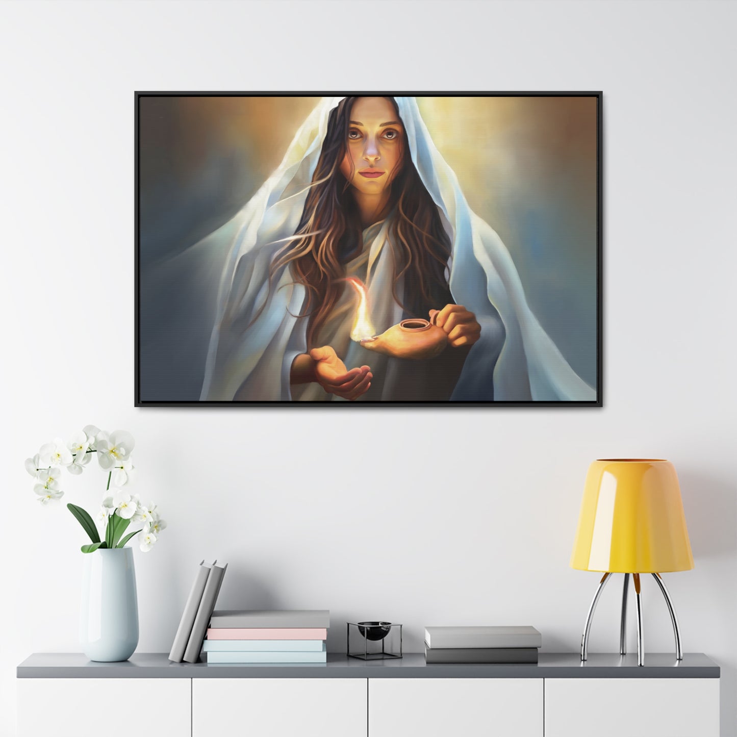 Mary Magdalene, Female Discipleship, Fine Art Canvas Print, Framed, Beautiful Christian Artwork, Disciples of Jesus Christ Art, Gift Ideas for her