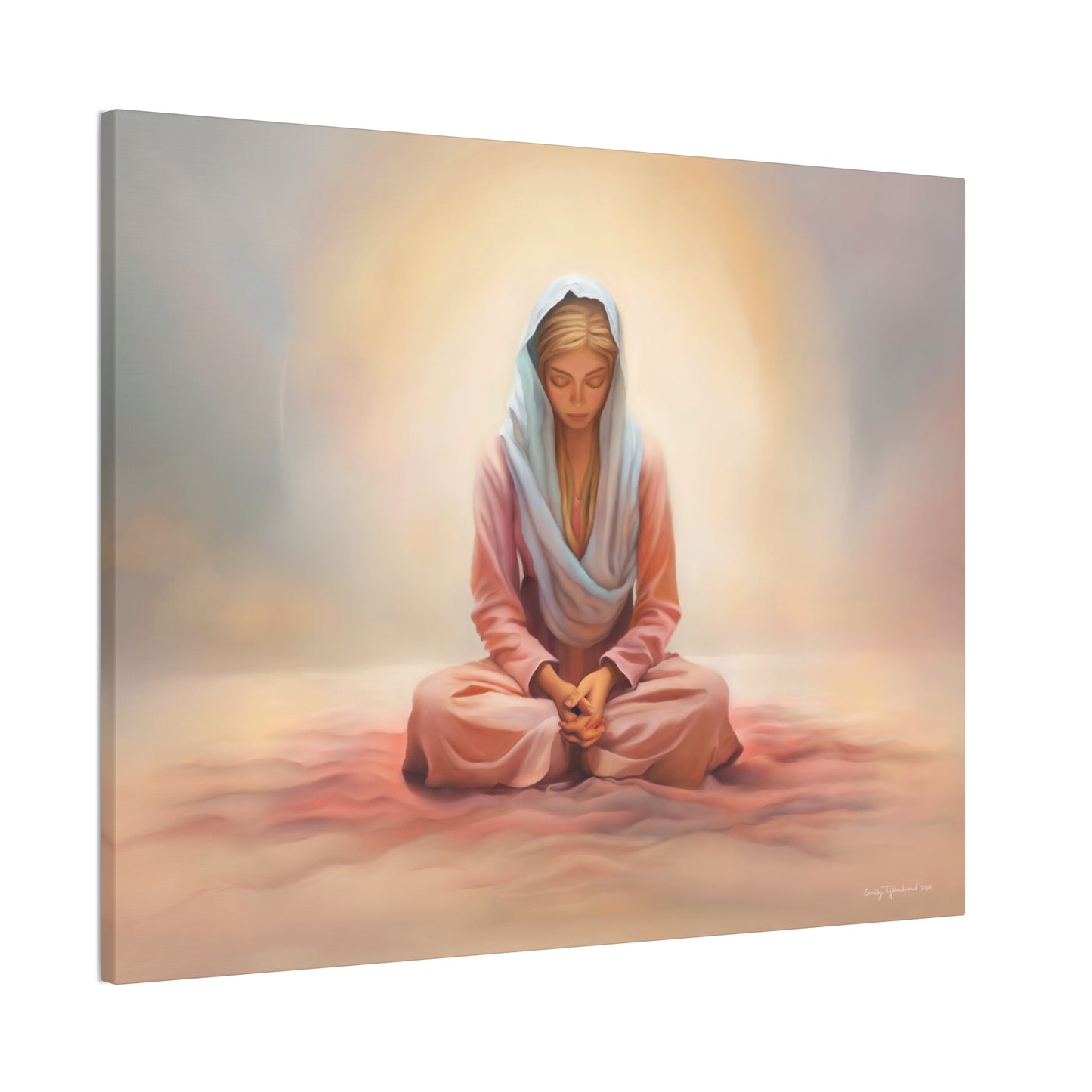 Stillness, Fine Art Canvas Print, Female Discipleship