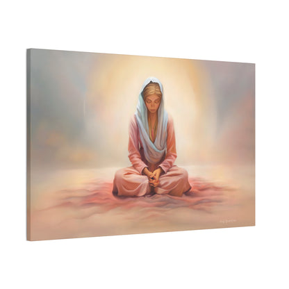 Stillness, Fine Art Canvas Print, Female Discipleship