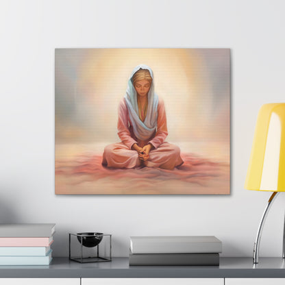 Stillness Fine Art Canvas Print, Female Discipleship, Gift for Her, Religious Gift for Her, Young Women Gift, Relief Society Gift, LDS artwork