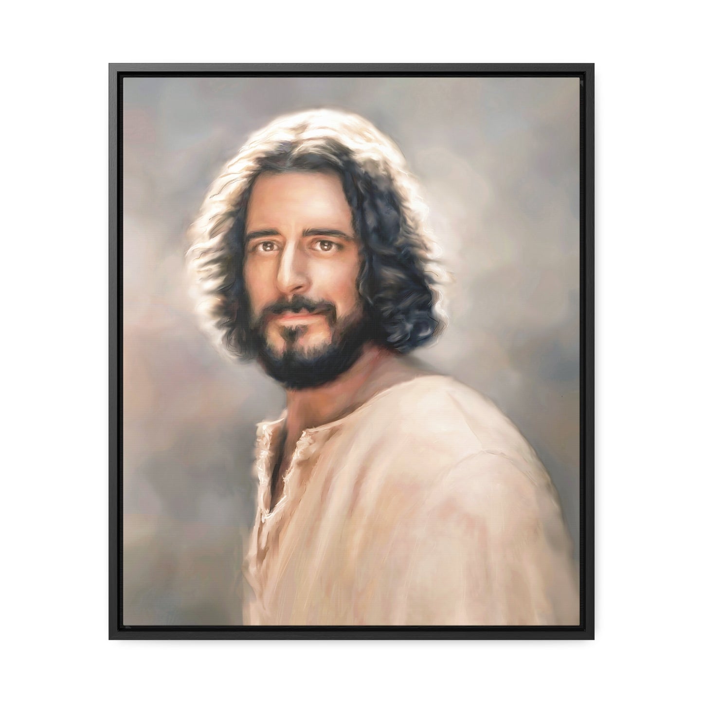 Jesus Christ Portrait, Fine Art Canvas Print, Various Sizes of Jesus Painting | Not Affiliated with The Chosen TV Series