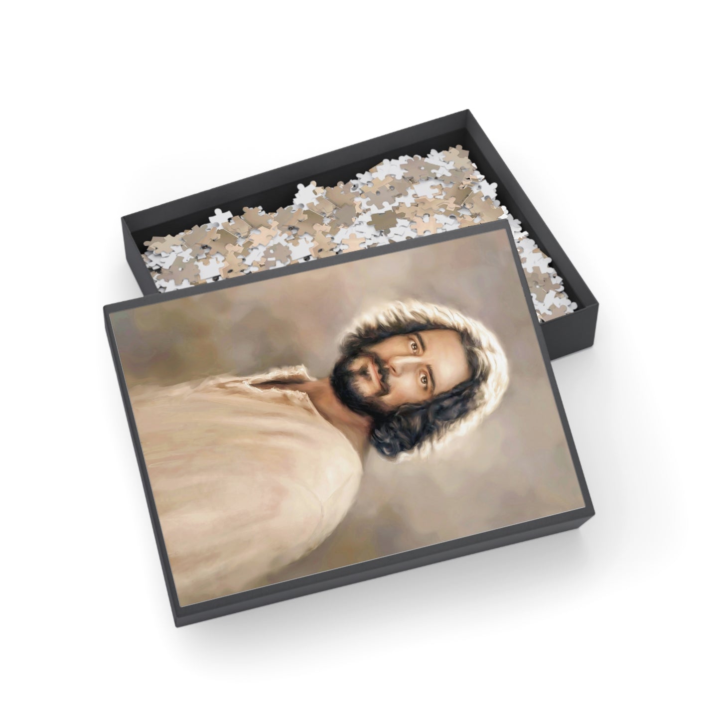 You Belong Jesus Portrait Puzzle, Christian Puzzle, Missionary Gift, Inspired by The Chosen