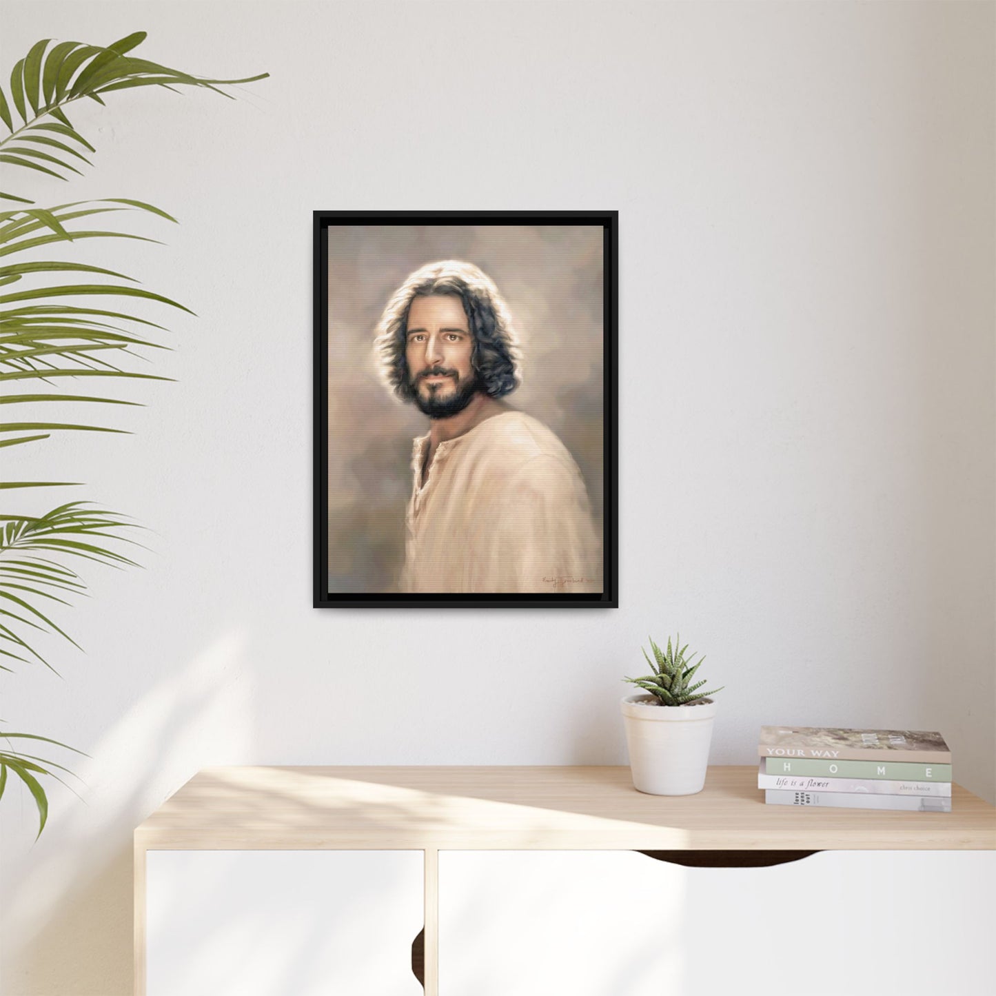 You Belong Jesus Portrait, Fine Art Canvas Print, Framed, The Chosen Art Inspired Artwork of Jesus Christ