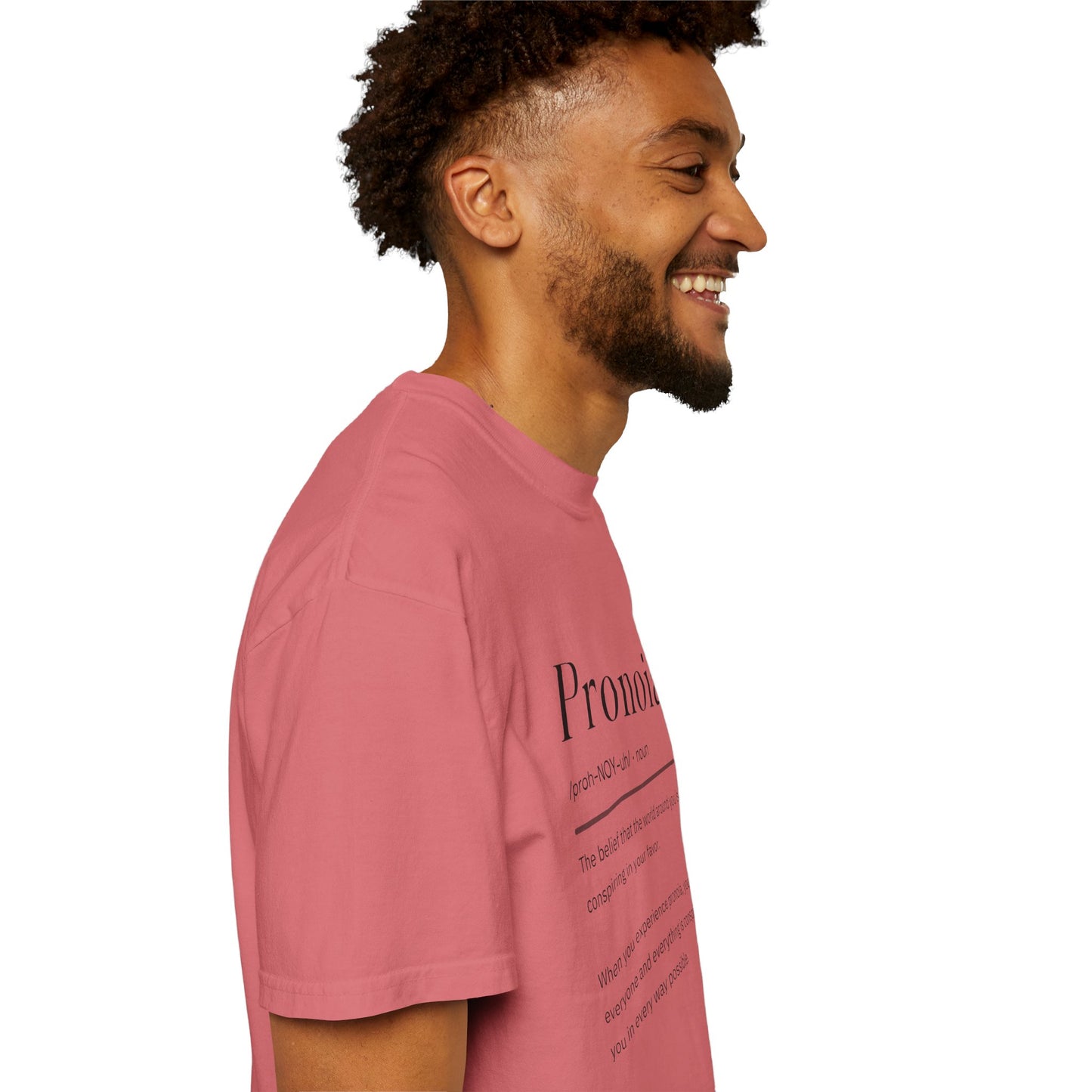 Pronoia Definition Shirt Fun Garment-Dyed T-shirt unisex