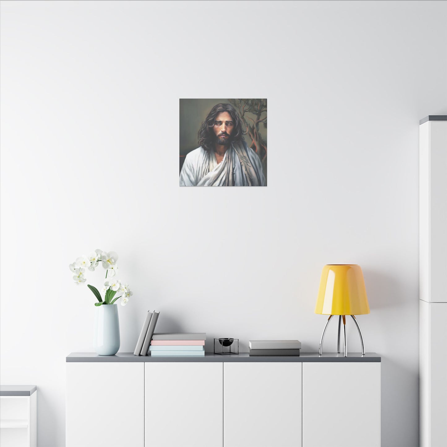 Portrait of Christ, Fine Art Canvas Print, Christian Art, Beautiful Jesus Artwork, Jesus Christ Gift