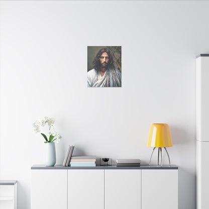 Portrait of Christ, Fine Art Canvas Print, Christian Art, Beautiful Jesus Artwork, Jesus Christ Gift