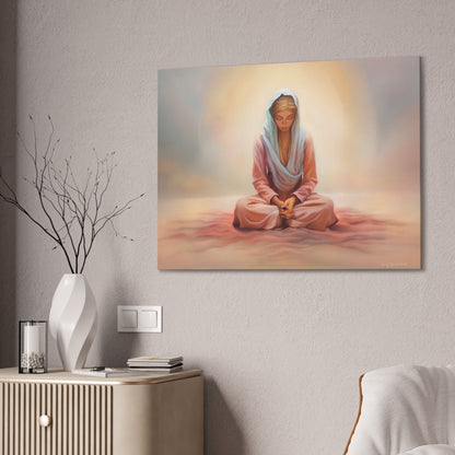 Stillness, Fine Art Canvas Print, Female Discipleship