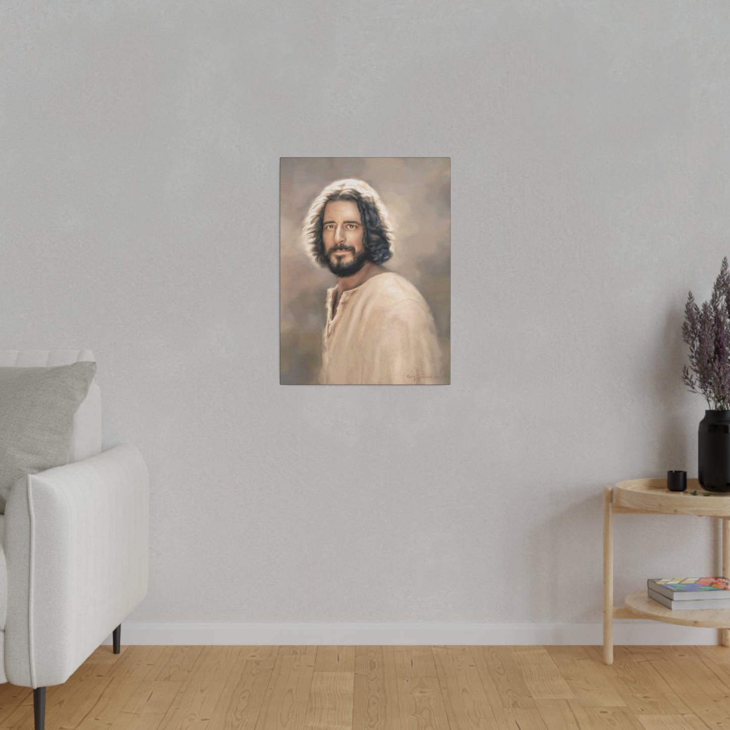 You Belong, Jesus Christ Portrait, Fine Art Canvas Print, The Chosen Artwork of Jesus Painting 12x16