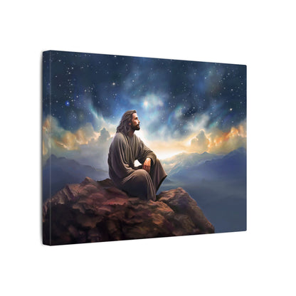 Jesus With The Stars, Fine Art Canvas Print, many sizes, Canvas, Christian Gift, Christian art, Missionary Gift