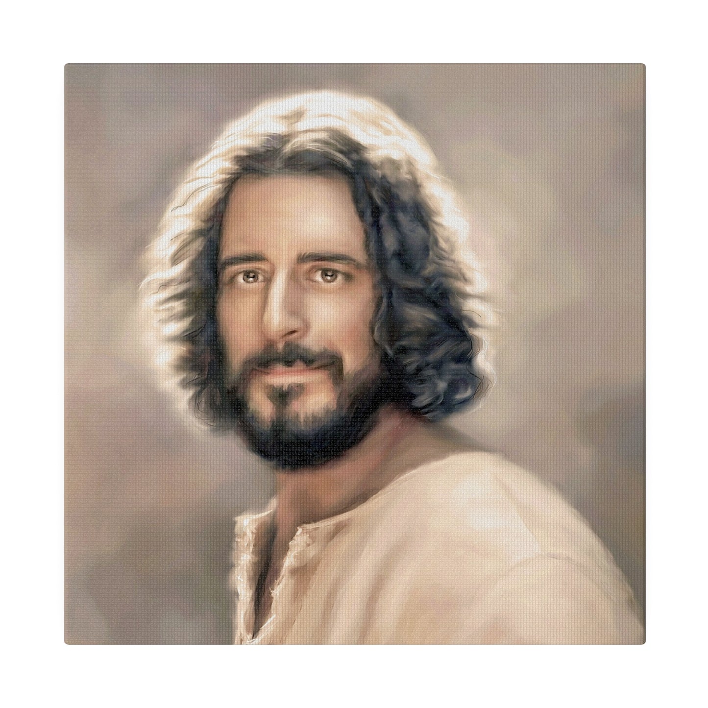 You Belong, Jesus Christ Portrait, Fine Art Canvas Print, The Chosen Artwork of Jesus Painting 12x16