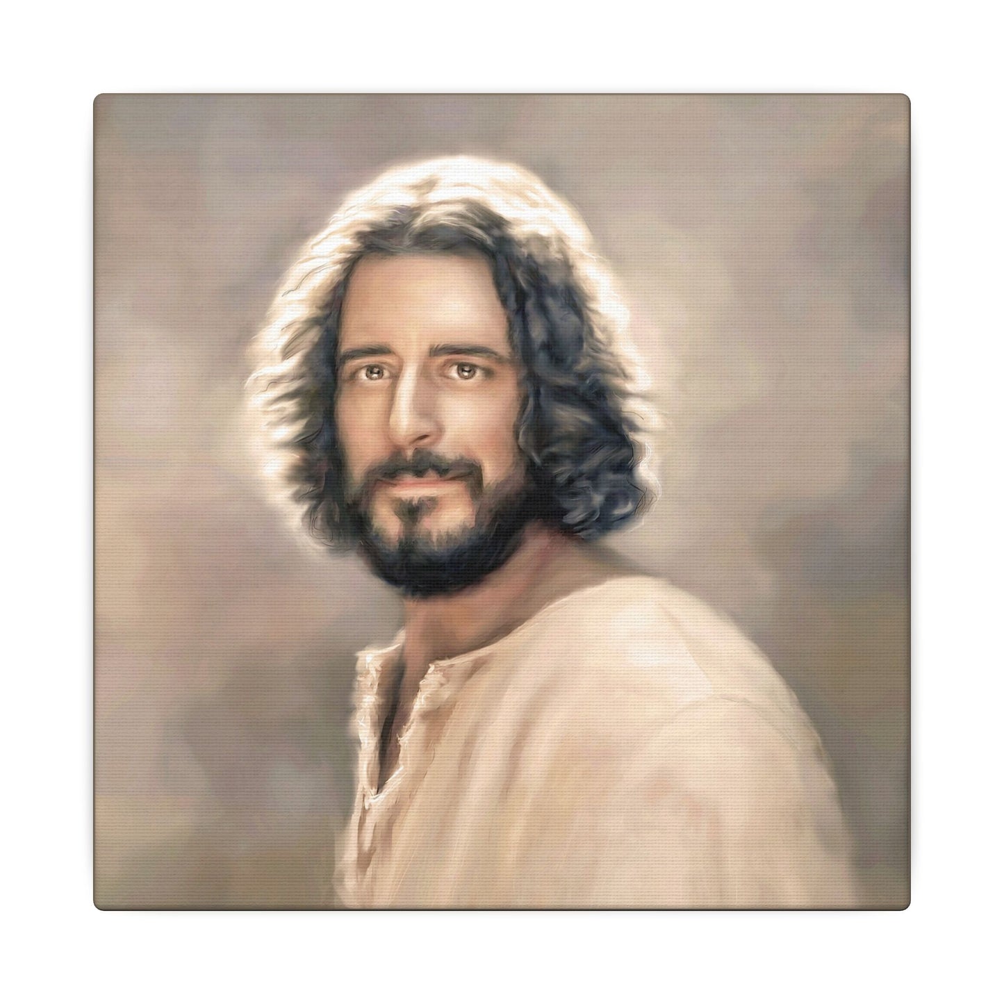 You Belong, Jesus Christ Portrait, Fine Art Canvas Print, Inspired by The Chosen Artwork of Jesus Painting