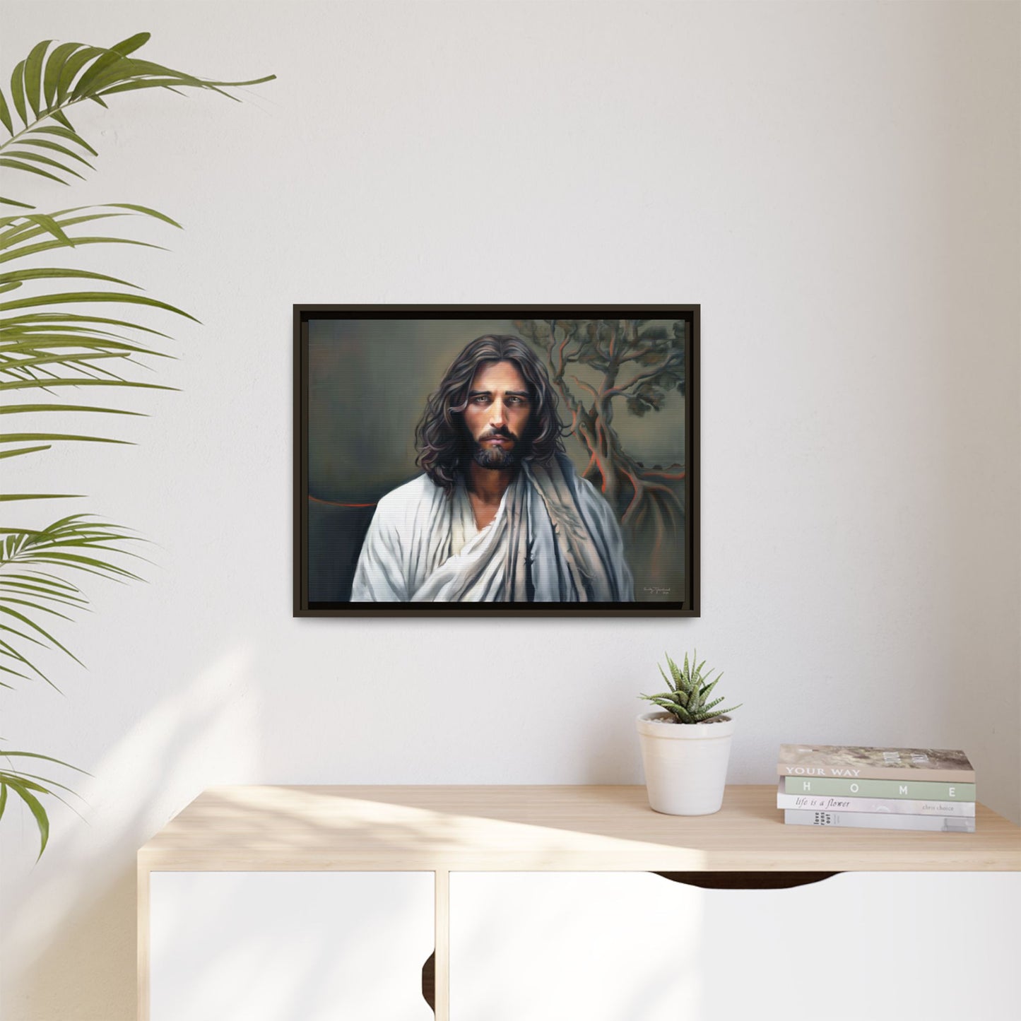 The End of Suffering, Jesus in Gethsemane, Fine Art Canvas Print, Christian Art, Jesus Artwork, Matte Canvas, Stretched, 0.75"