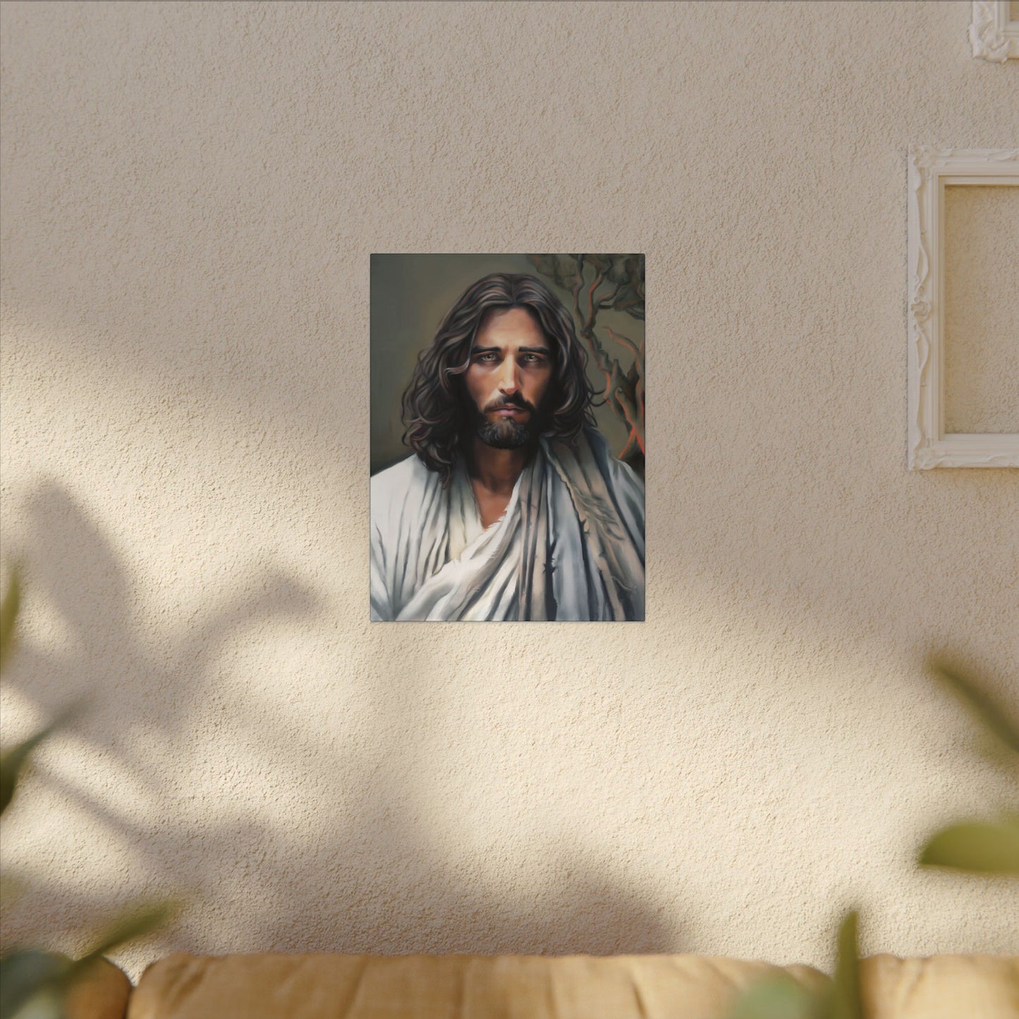 The End of Suffering Portrait of Christ, Fine Art Canvas Print, Christian Art, Beautiful Jesus Artwork, Jesus Christ Gift