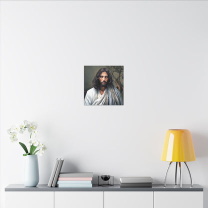 The End of Suffering Portrait of Christ, Fine Art Canvas Print, Christian Art, Beautiful Jesus Artwork, Jesus Christ Gift