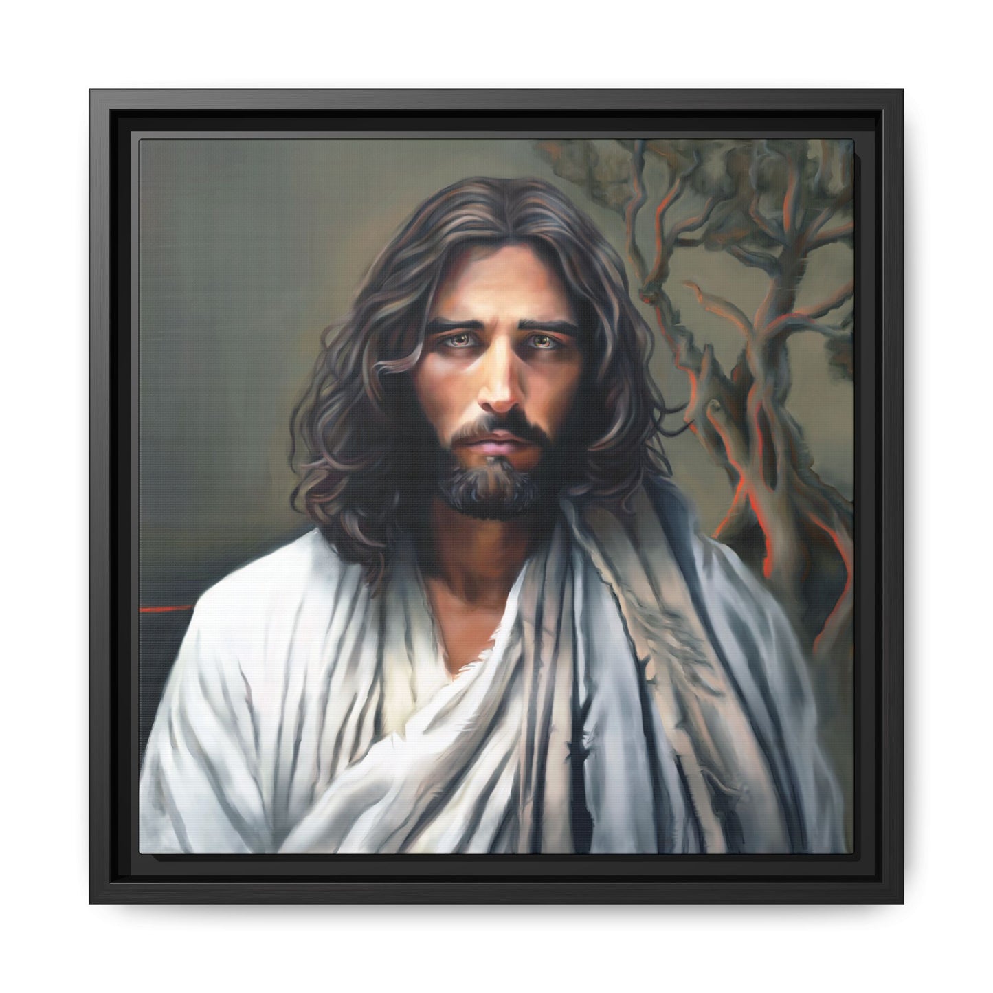 The End of Suffering, Jesus in Gethsemane, Fine Art Canvas Print, Christian Art, Jesus Artwork, Matte Canvas, Stretched, 0.75"