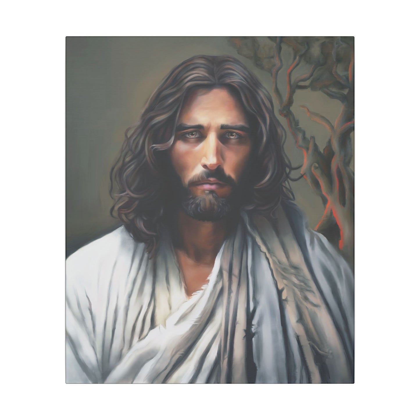 Portrait of Christ, Fine Art Canvas Print, Christian Art, Beautiful Jesus Artwork, Jesus Christ Gift