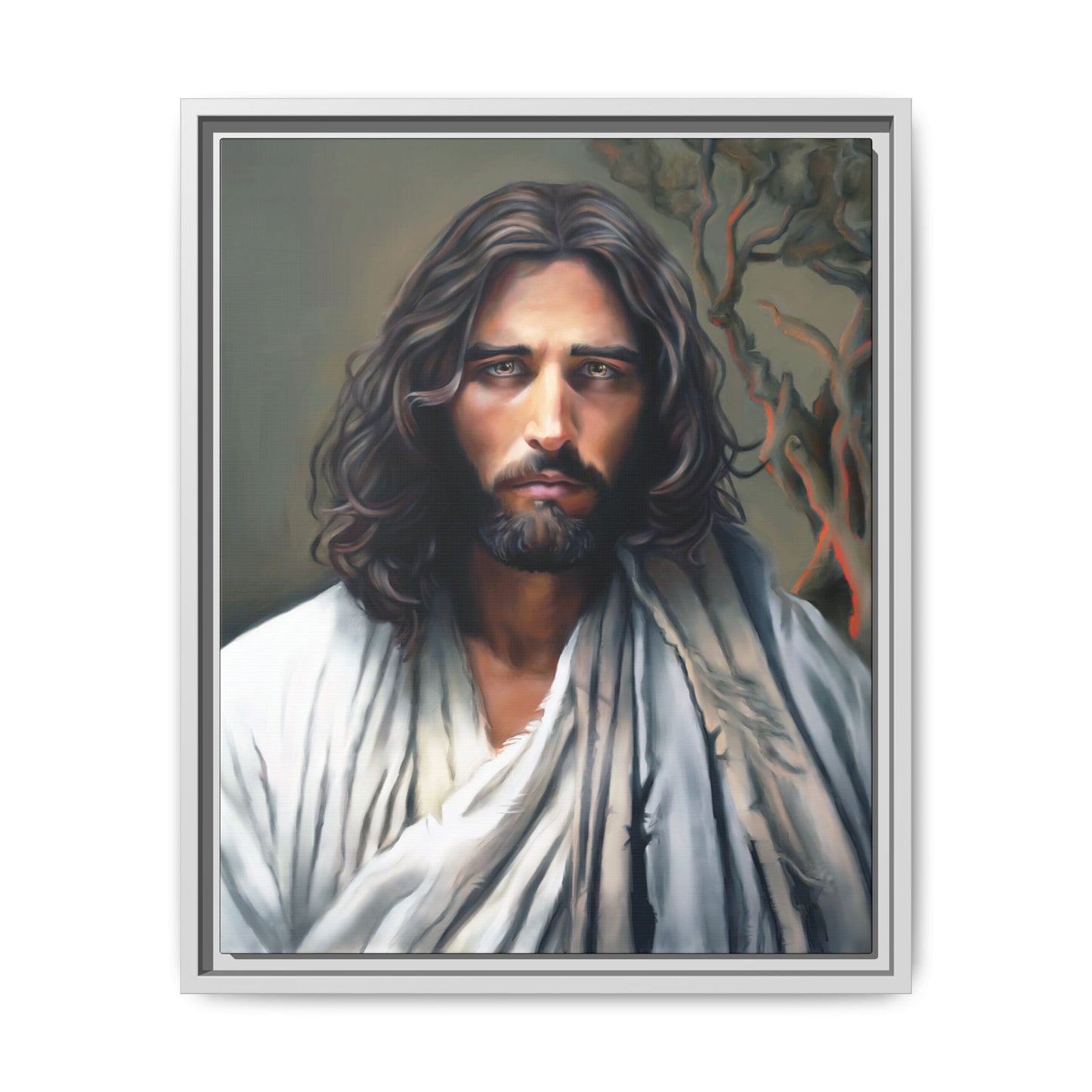 The End of Suffering, Jesus in Gethsemane, Fine Art Canvas Print, Christian Art, Jesus Artwork, Matte Canvas, Stretched, 0.75"