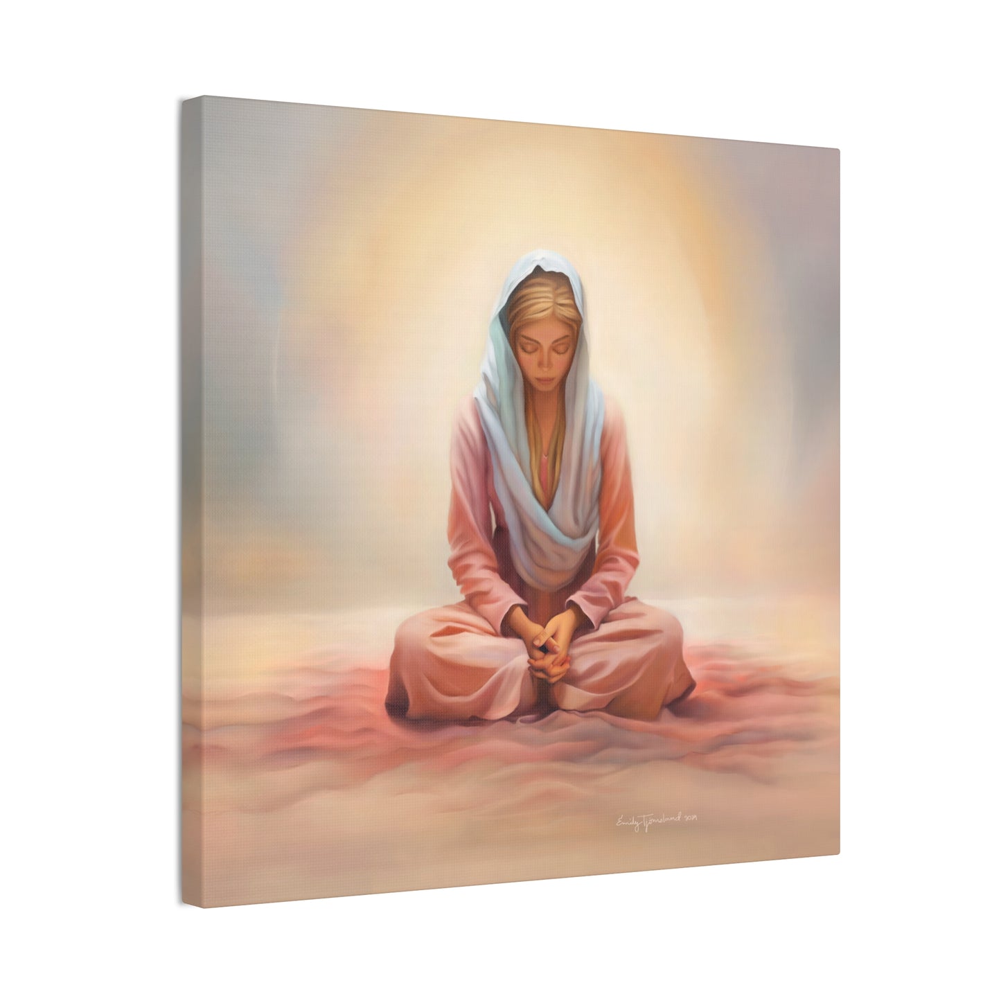 Stillness, Fine Art Canvas Print, Female Discipleship