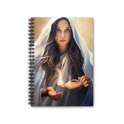 Mary Magdalene Spiral Notebook - Ruled Line, Christian Gift, Young Women gift, Missionary Gift, Stationary for Christian women